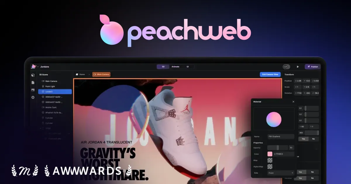 Peachweb screenshot